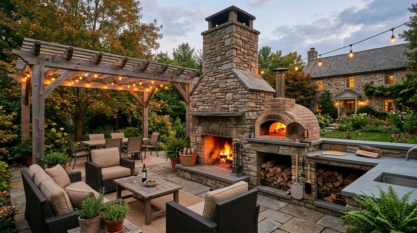 Fireplace for Dining Evenings image.