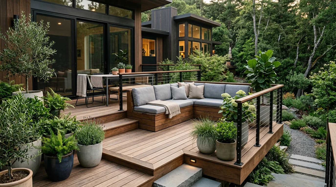 Small Deck Ideas and Design Tricks inspiration image.