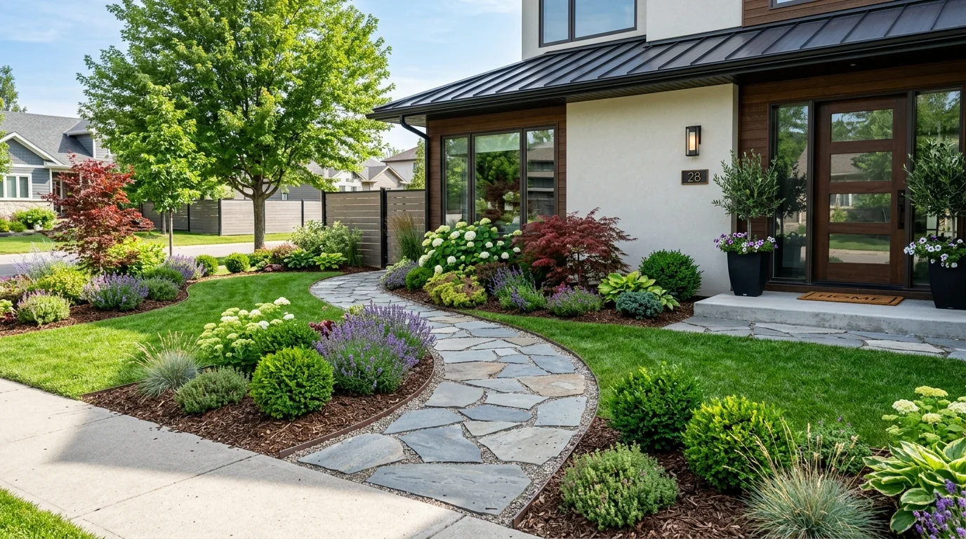 Small Space Front Yard Landscaping Ideas inspiration image.