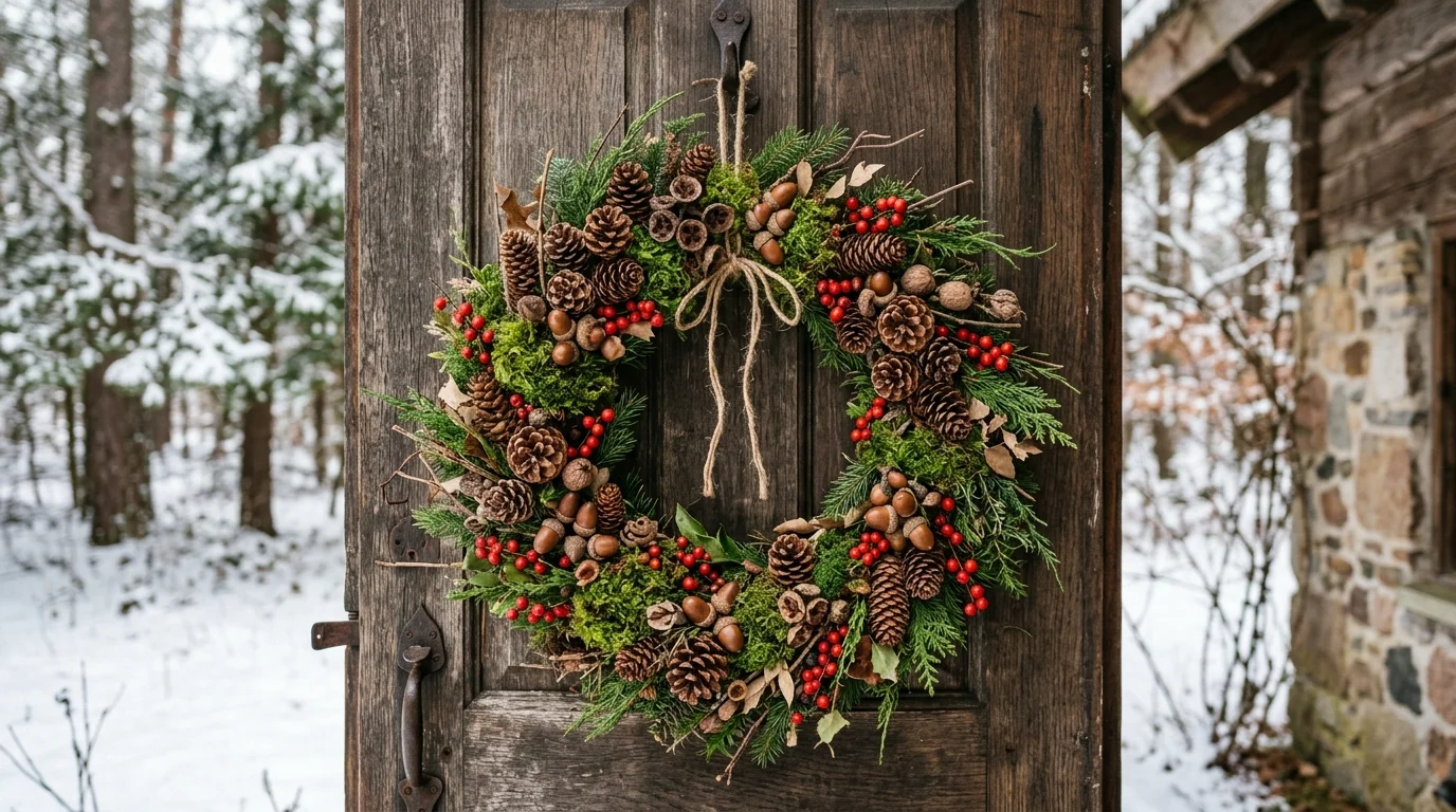 Lantern-Paired Wreath image.