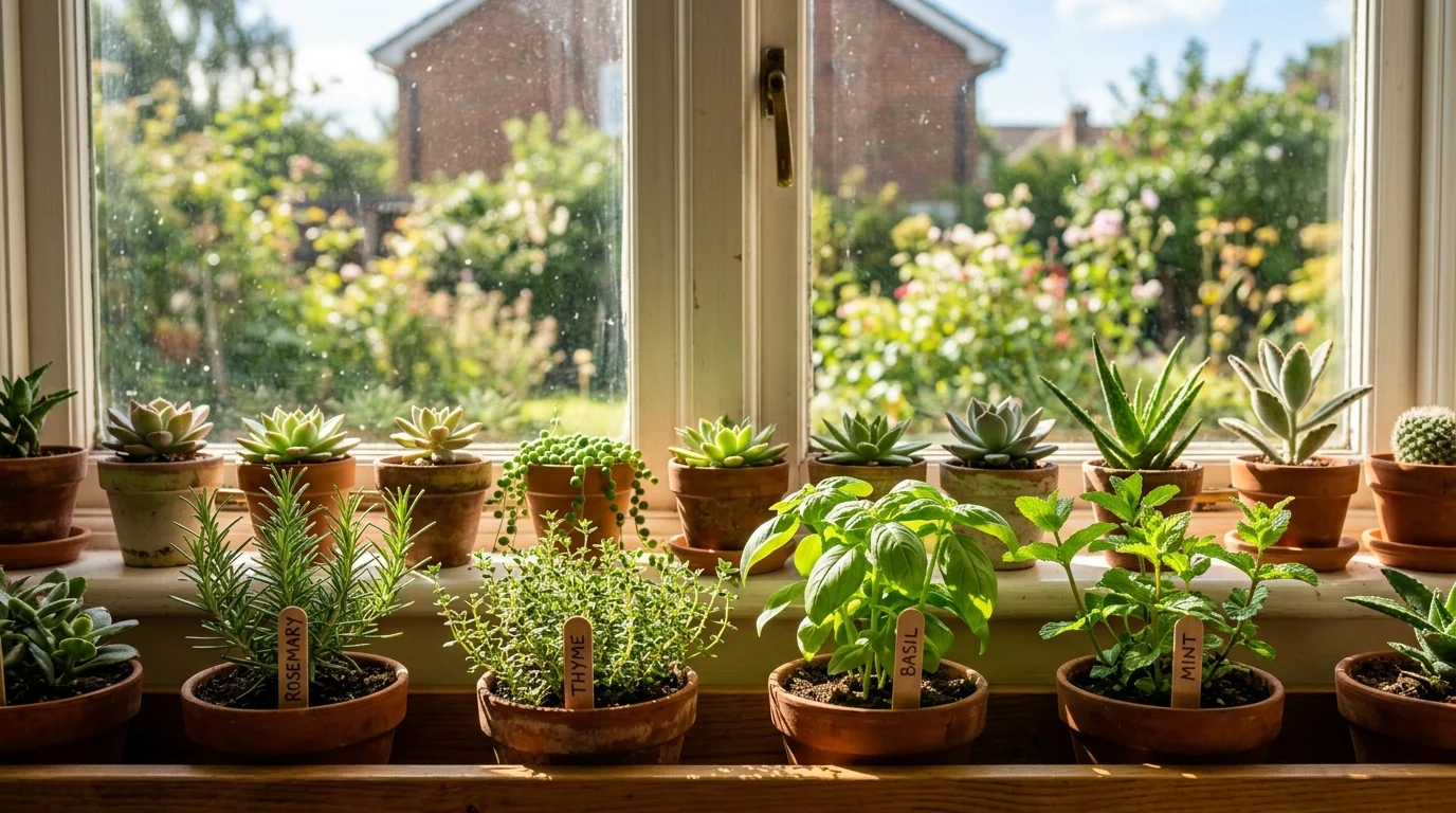 Layered Shelf Planting image.
