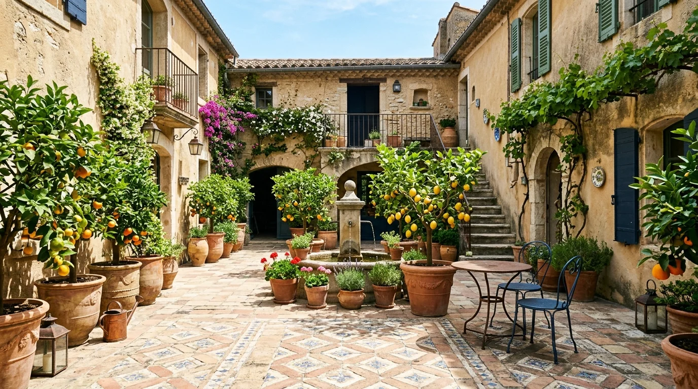 Use a Fountain as a Centerpiece image.