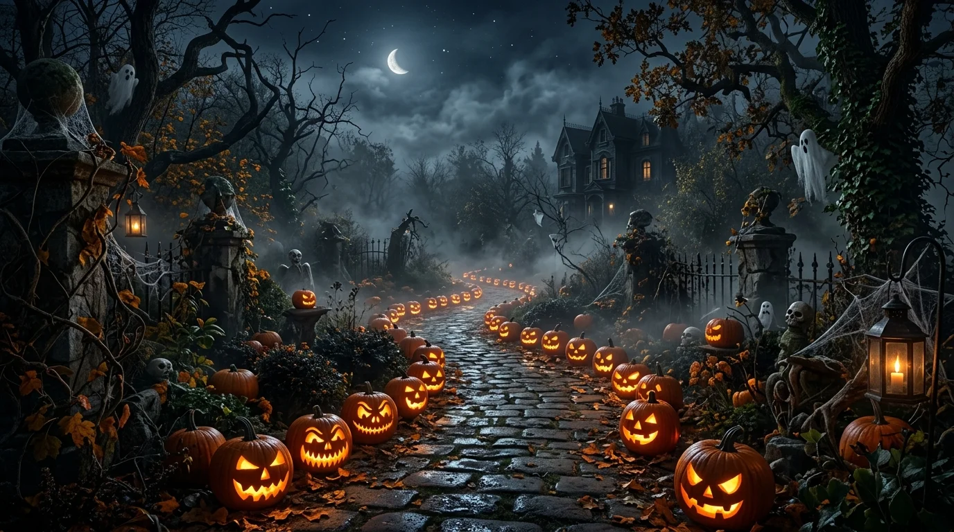 Transform Your Garden for Halloween inspiration image.