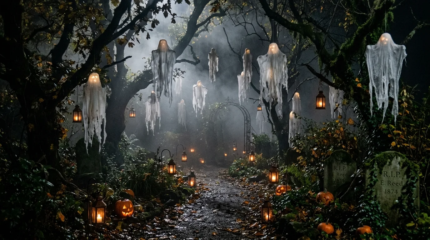 Build a Pumpkin Cluster Scene image.