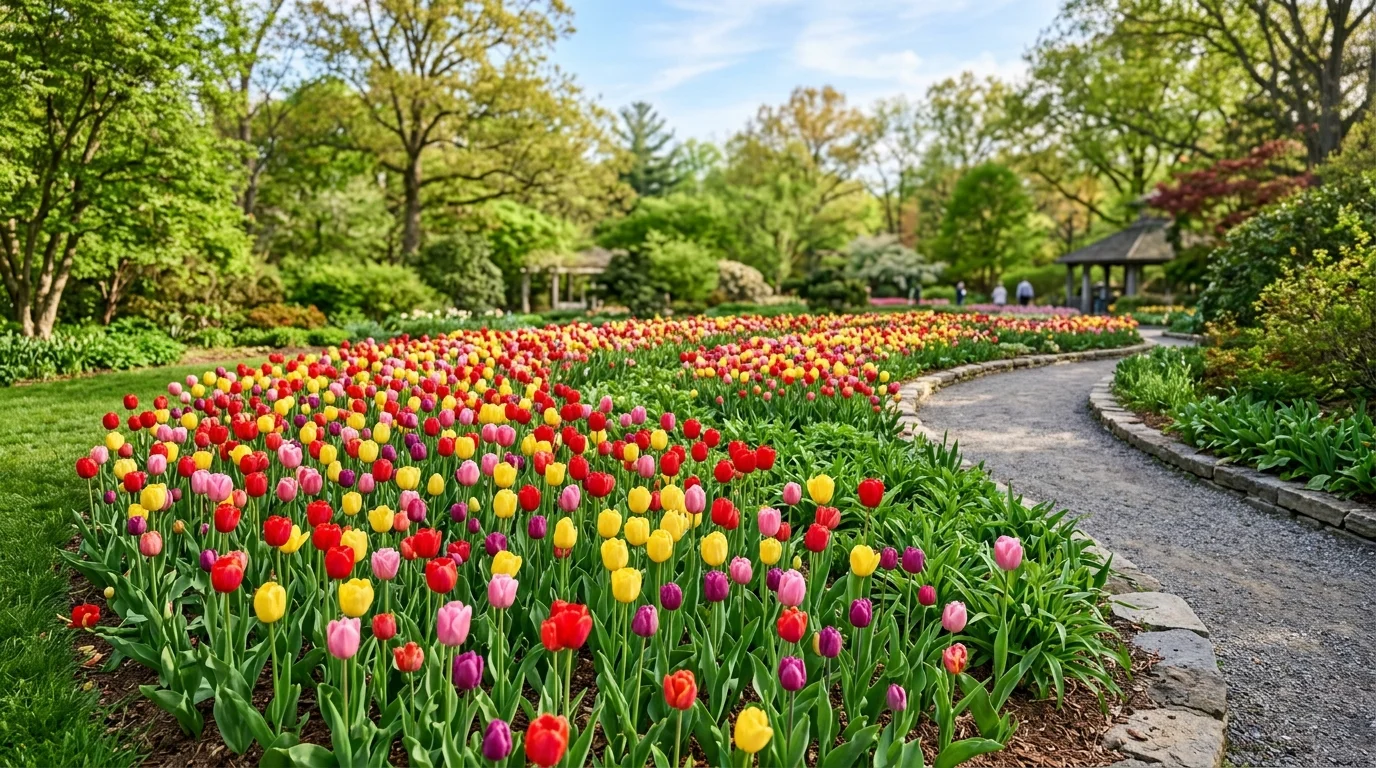Tulip Garden Ideas: Colors and Seasonal Charm inspiration image.
