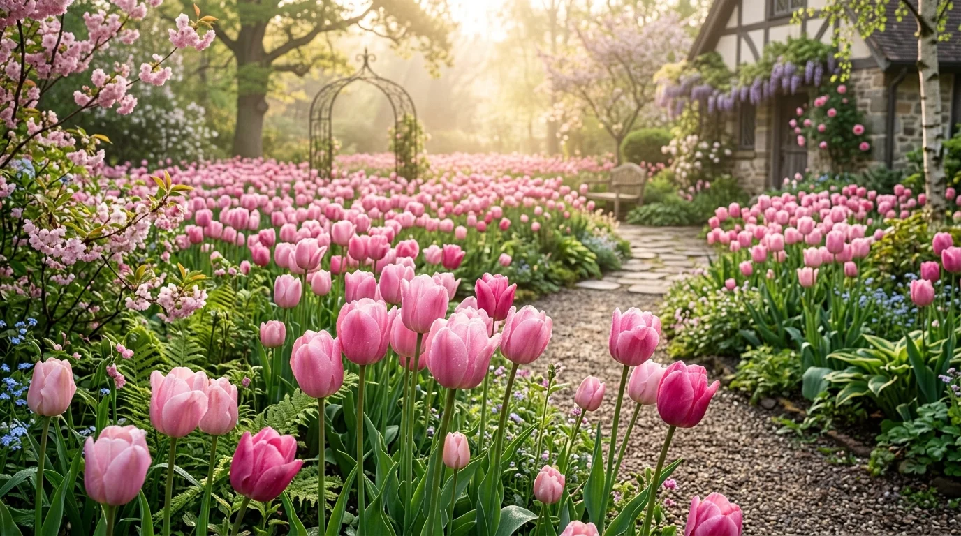 Pink Tulip Dream Garden image.
