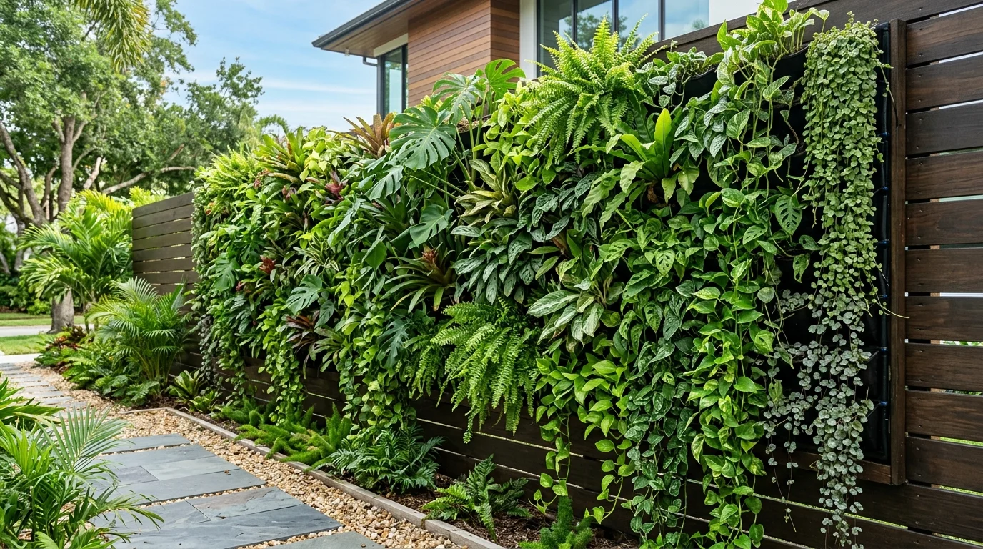 Trellis Herb Wall image.