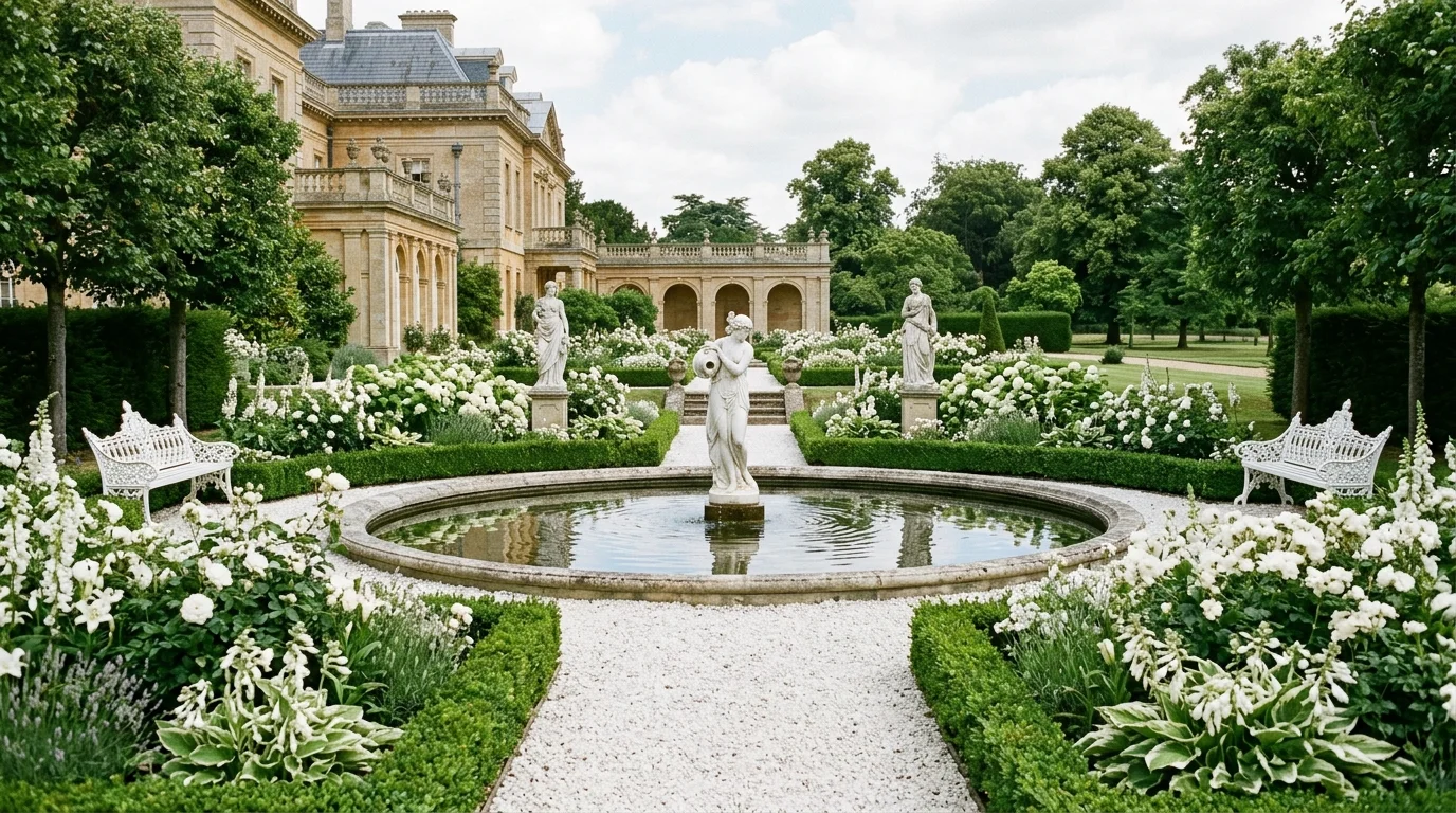 Cottage White Border image.